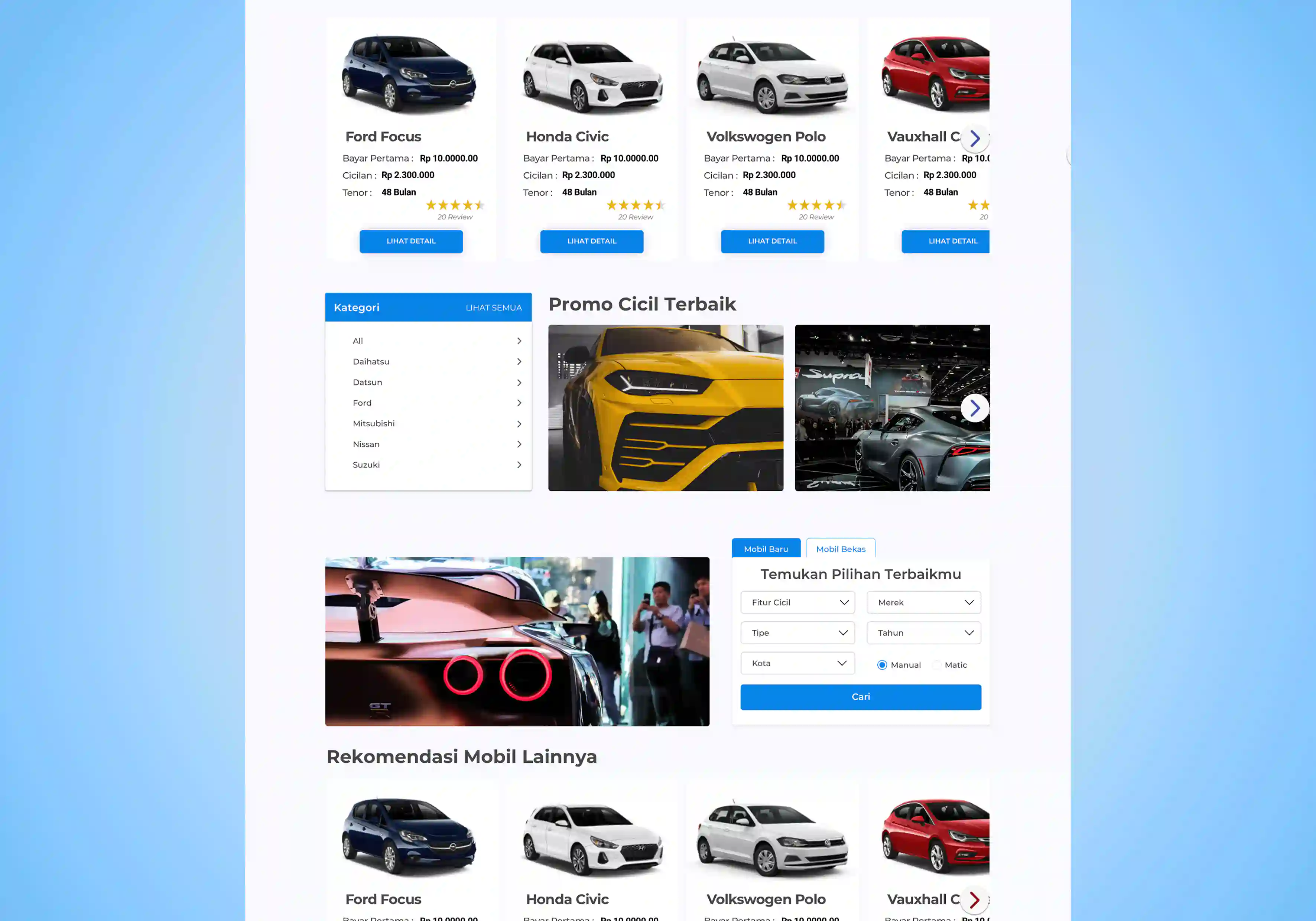 Vehicle Auction Platform Testing